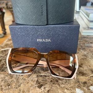 Prada Brown Tortoiseshell Sunglasses